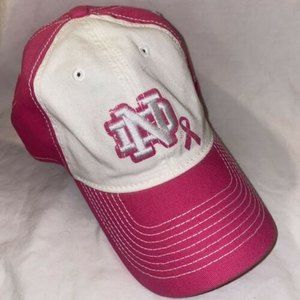 Notre Dame Adidas Adjustable breast cancer awareness hat
